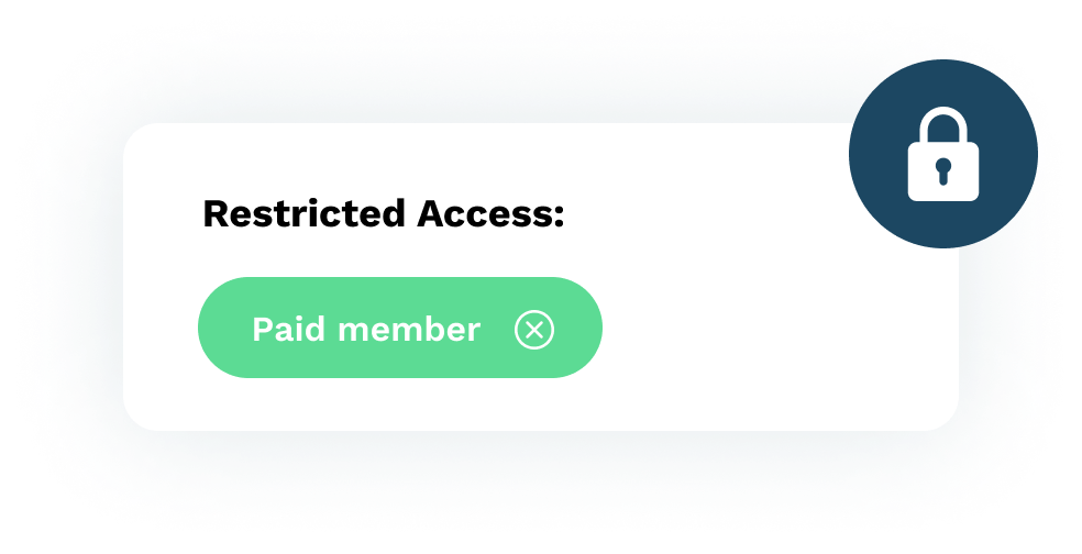 Restrict access to paid content