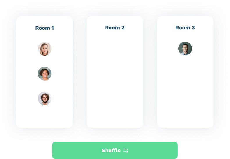 Shuffle attendees to rooms-1